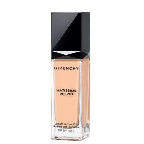 givenchy matissime velvet foundation mat vanilla|Givenchy Matissime Velvet Radiant Mat Fluid Foundation SPF 20 .